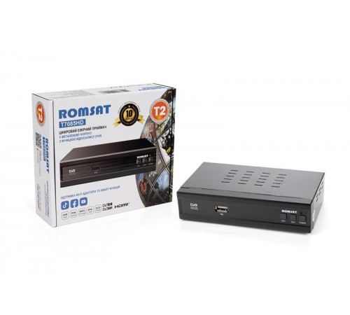 Тюнер DVB-T2 Romsat T7085HD