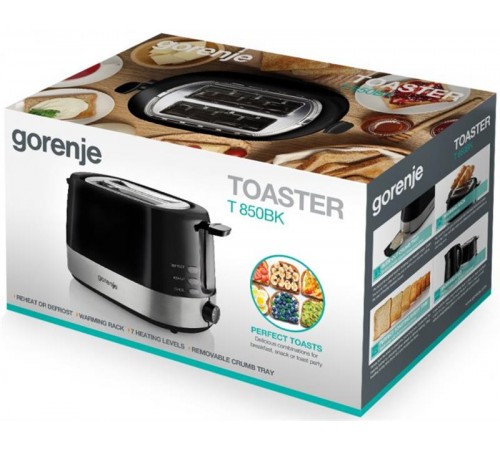 Тостер Gorenje T850BK