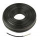 Кабель телефонний Cablexpert TC1000S-100M-B 100 м. 2 пари, плоский, литий, чорний колір