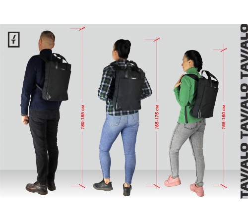 Рюкзак Tavialo CityLife TC11.5 чорний, 11.5л (TC11.5-124BL) Рюкзак Tavialo CityLife TC11.5 чорний, 11.5л (TC11.5-124BL)