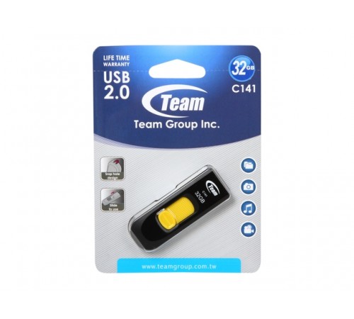 Флеш-накопичувач USB 32Gb Team C141 Yellow (TC14132GY01)