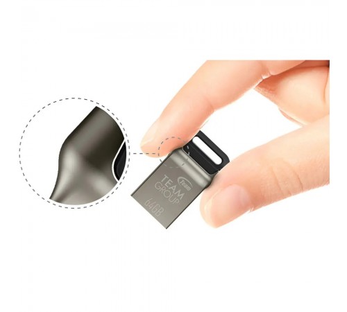 Флеш-накопичувач USB3.0 64Gb Team C162 Metal (TC162364GB01)