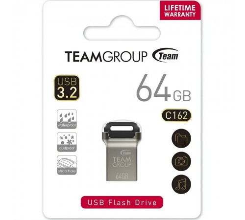 Флеш-накопичувач USB3.0 64Gb Team C162 Metal (TC162364GB01)