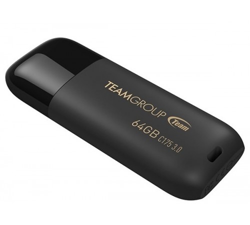 Флеш-накопичувач USB3.1 64GB Team C175 Pearl Black (TC175364GB01)