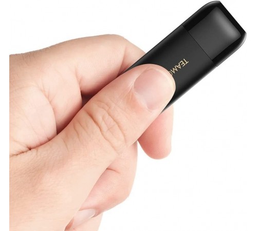 Флеш-накопичувач USB3.1 64GB Team C175 Pearl Black (TC175364GB01)