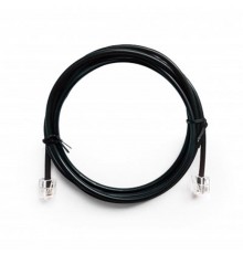 Кабель телефонний Cablexpert (TC6P4CR-2M) CCS, 6P4C, 2м, чорний
