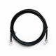 Кабель телефонний Cablexpert (TC6P4CR-2M) CCS, 6P4C, 2м, чорний