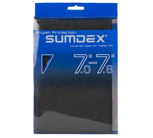 Чохол-книжка Sumdex універсальний 7" Black (TCC-700BK) Чохол-книжка Sumdex універсальний 7" Black (TCC-700BK)