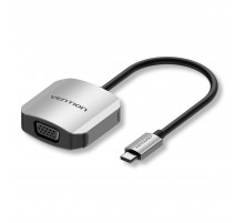 Перехідник Vention VGA - USB Type-C (F/M), 0.15 м (TDFHB)
