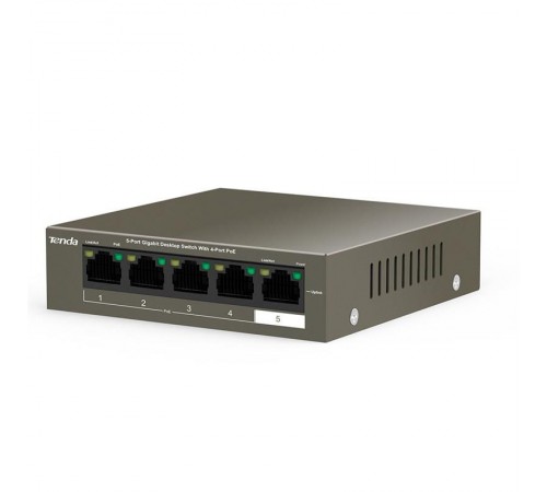 Комутатор Tenda TEG1105P-4-63W Комутатор Tenda TEG1105P-4-63W