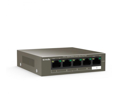 Комутатор Tenda TEG1105P-4-63W Комутатор Tenda TEG1105P-4-63W