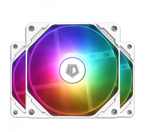 Вентилятор ID-Cooling TF-12025-Pro ARGB Trio White