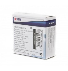 Вентилятор Titan TFD-6010HH12B, 60x60x10мм, 3-pin, чорний