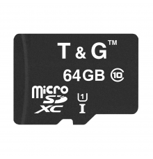 Карта пам`ятi MicroSDXC 64GB UHS-I Class 10 T&G (TG-64GBSDCL10-00)