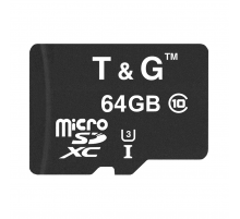 Карта пам`ятi MicroSDXC 64GB UHS-I/U3 Class 10 T&G (TG-64GBSDU3CL10-00)