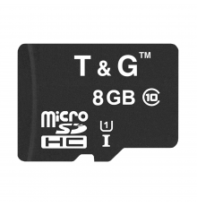 Карта пам`ятi MicroSDHC 8GB UHS-I Class 10 T&G (TG-8GBSD10U1-00)