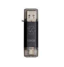 Флеш-накопичувач USB 128GB Type-C T&G 009 Star Series Black (TG009TC-128GBK)