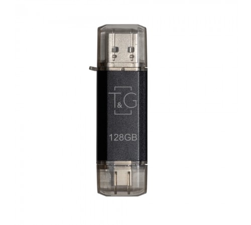 Флеш-накопичувач USB 128GB Type-C T&G 009 Star Series Black (TG009TC-128GBK)