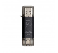 Флеш-накопичувач USB 3.0 128GB Type-C T&G 009 Star Series Black (TG009TC-128GBK3)