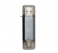 Флеш-накопичувач USB 3.0 128GB Type-C T&G 009 Star Series Silver (TG009TC-128GSL3)