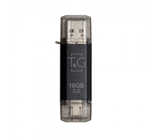 Флеш-накопичувач USB 3.0 16GB Type-C T&G 009 Star Series Black (TG009TC-16GBK3)