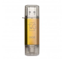 Флеш-накопичувач USB 16GB Type-C T&G 009 Star Series Gold (TG009TC-16GGD)