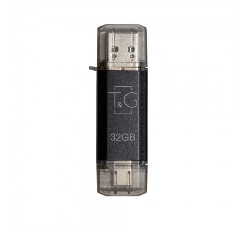 Флеш-накопичувач USB 32GB Type-C T&G 009 Star Series Black (TG009TC-32GBK)