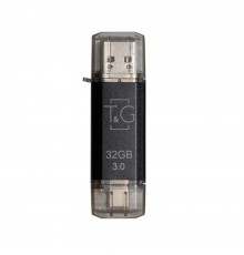 Флеш-накопичувач USB 3.0 32GB Type-C T&G 009 Star Series Black (TG009TC-32GBK3)