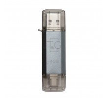 Флеш-накопичувач USB 4GB Type-C T&G 009 Star Series Silver (TG009TC-4GSL)