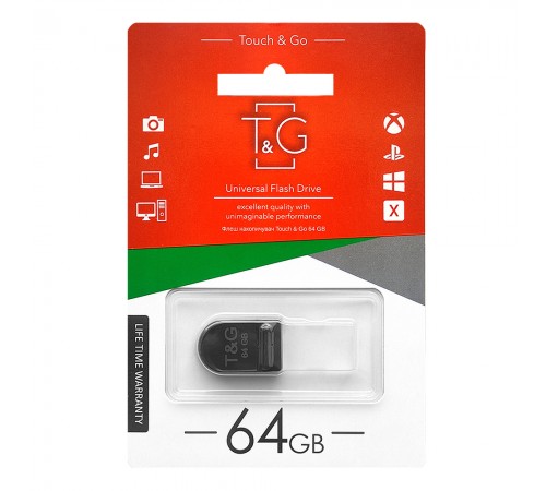 Флеш-накопичувач USB 64GB T&G 010 Shorty Series (TG010-64GB)
