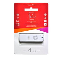 Флеш-накопичувач USB 4GB T&G 011 Classic Series White (TG011-4GBWH)