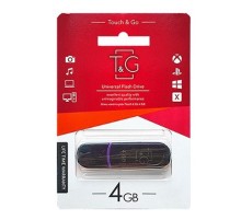 Флеш-накопичувач USB 4GB T&G 012 Classic Series Black (TG012-4GBBK)