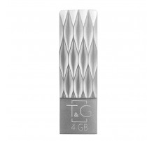 Флеш-накопичувач USB 4GB T&G 103 Metal Series Silver (TG103-4G)