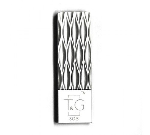 Флеш-накопичувач USB 8GB T&G 103 Metal Series Silver (TG103-8G)
