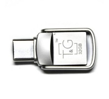 Флеш-накопичувач USB3.0 32GB Type-C T&G 104 Metal Series Silver (TG104TC-32G3)