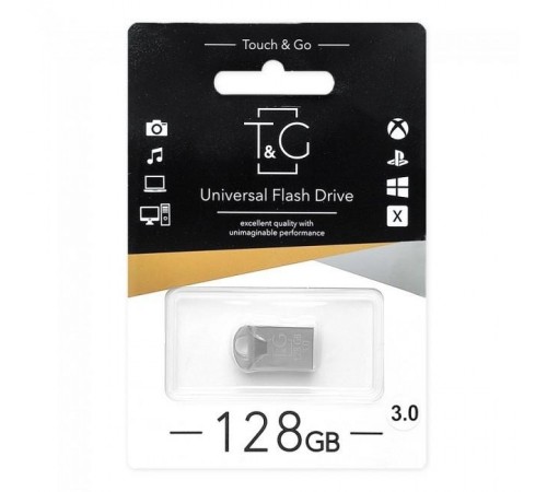 Флеш-накопичувач USB3.0 128GB T&G 106 Metal Series Silver (TG106-128G3)