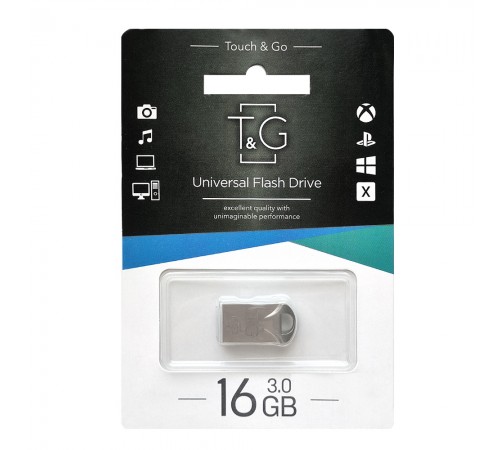 Флеш-накопичувач USB3.0 16GB T&G 106 Metal Series Silver (TG106-16G3)