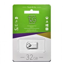Флеш-накопичувач USB 32GB T&G 106 Metal Series Silver (TG106-32G)
