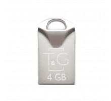 Флеш-накопичувач USB 4GB T&G 106 Metal Series Silver (TG106-4G)