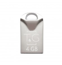 Флеш-накопичувач USB 4GB T&G 106 Metal Series Silver (TG106-4G)