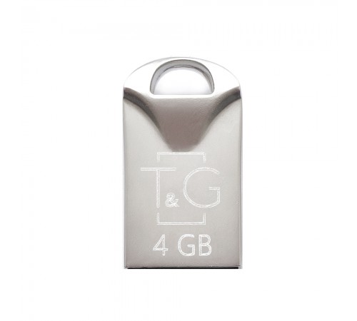 Флеш-накопичувач USB 4GB T&G 106 Metal Series Silver (TG106-4G)