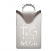 Флеш-накопичувач USB 64GB T&G 106 Metal Series Silver (TG106-64G)