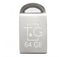 Флеш-накопичувач USB 64GB T&G 107 Metal Series Silver (TG107-64G)