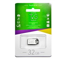 Флеш-накопичувач USB 32GB T&G 110 Metal Series Silver (TG110-32G)