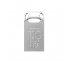 Флеш-накопичувач USB 4GB T&G 110 Metal Series Silver (TG110-4G)