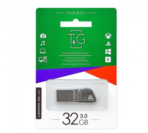 Флеш-накопичувач USB 32GB T&G 114 Metal Series (TG114-32G3) Флеш-накопичувач USB 32GB T&G 114 Metal Series (TG114-32G3)