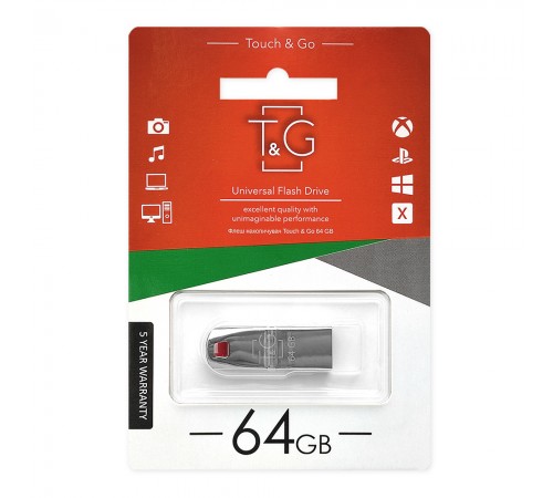 Флеш-накопичувач USB 64GB T&G 114 Stylish Series (TG115-64G) Флеш-накопичувач USB 64GB T&G 114 Stylish Series (TG115-64G)
