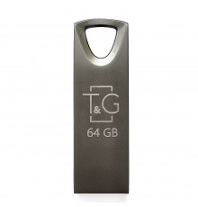 Флеш-накопичувач USB 64GB T&G 117 Metal Series Black (TG117BK-64G)