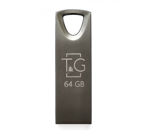 Флеш-накопичувач USB 64GB T&G 117 Metal Series Black (TG117BK-64G) Флеш-накопичувач USB 64GB T&G 117 Metal Series Black (TG117BK-64G)