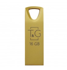 Флеш-накопичувач USB 16GB T&G 117 Metal Series Gold (TG117GD-16G)